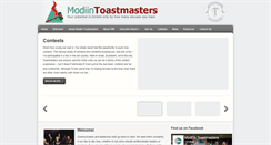 Desktop Screenshot of modiintoastmasters.info